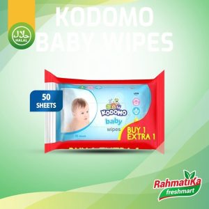 Kodomo Baby Wipes 50'S (Blue)