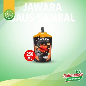 Jawara Saus Sambal Hot Bawang Goreng 250 ml