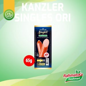 Kanzler Singles Sosis Sapi dan Ayam Rasa Original 65 gram