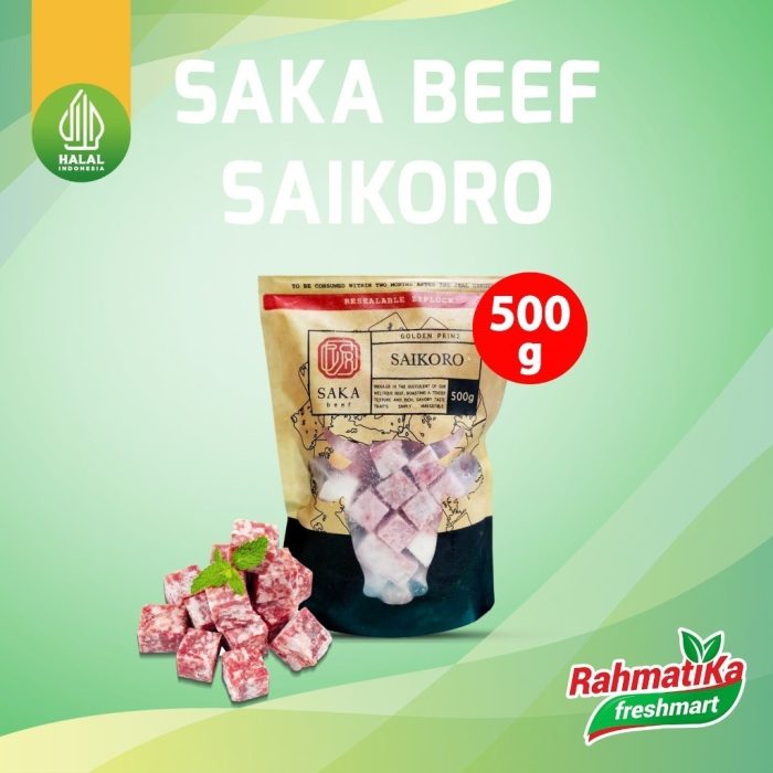 SAKA Beef Saikoro Meltique 500 gr