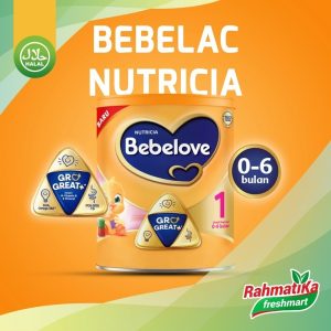 Nutricia Bebelove 1 GroGreat+ Susu Formula Bayi Bubuk 800g (Kaleng)