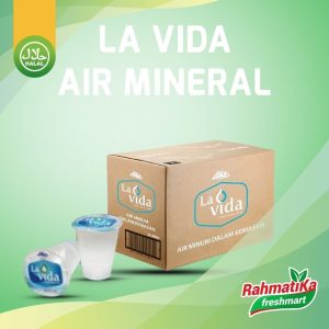 La Vida Air Mineral Gelas 1 Dus (40 pcs x 200 ml)