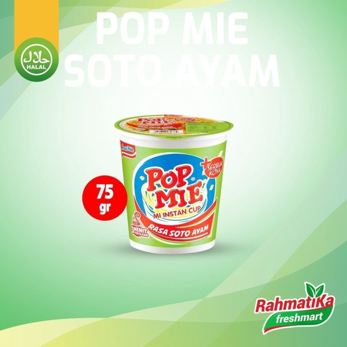 Pop Mie Rasa Soto Ayam 75 gram