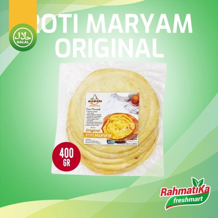 Roti Maryam Rasa Original 400 gr (Frozen)