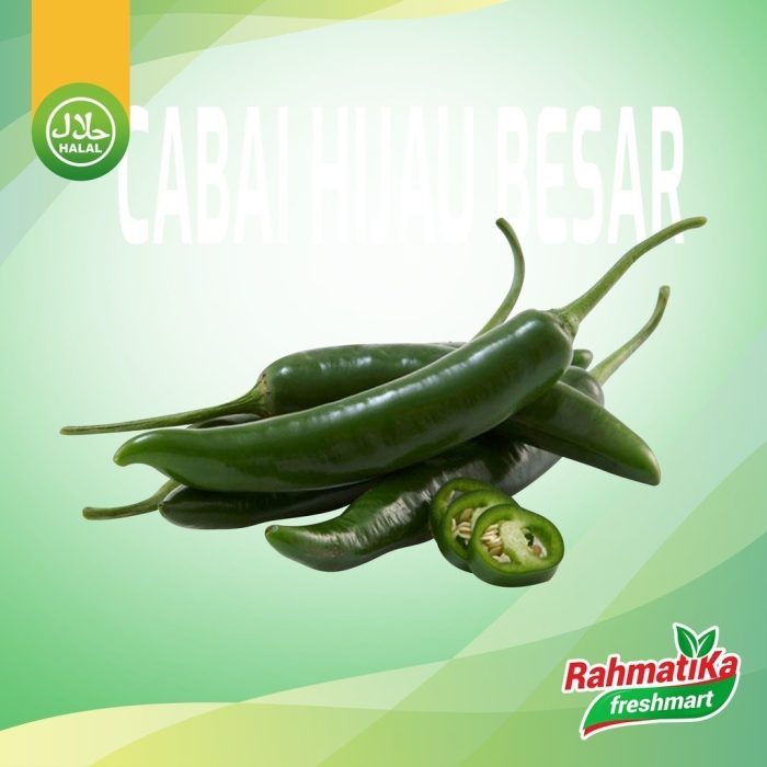 Cabai Hijau Besar / Cabe Hijau Besar Fresh 500 gram