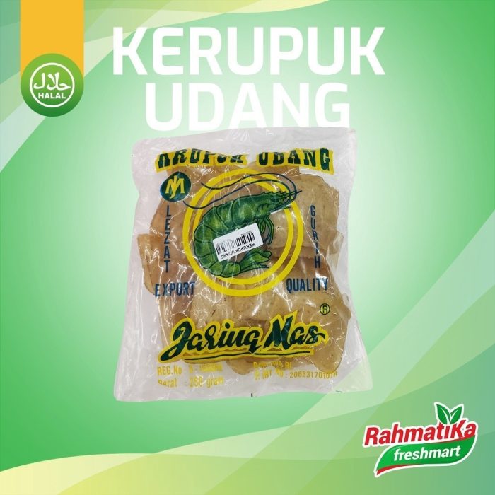 Kerupuk Udang / Krupuk Udang Jaring Mas 250 gr