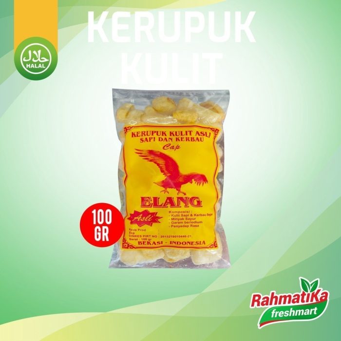 Kerupuk Kulit Asli - Krupuk Kulit 100 gr