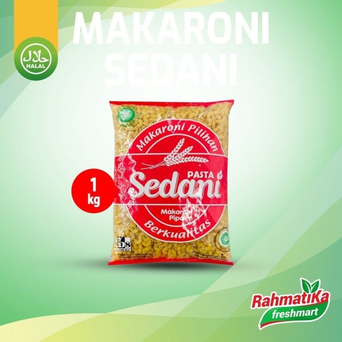 Makaroni Pipa Pasta Sedani 1 Kg