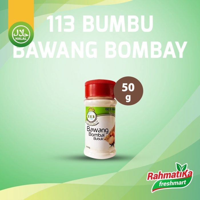 Djelita 113 Bumbu Bawang Bombay Bubuk 50 gram (Btl)