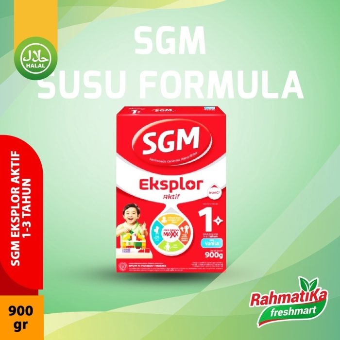 SGM Eksplor 1 Plus Susu Pertumbuhan 1-3 Thn Vanila 900g