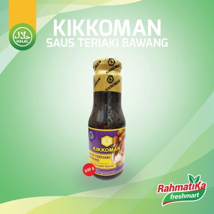 Kikkoman Saus Teriyaki Bawang / Garlic Teriyaki Sauce 300 gram