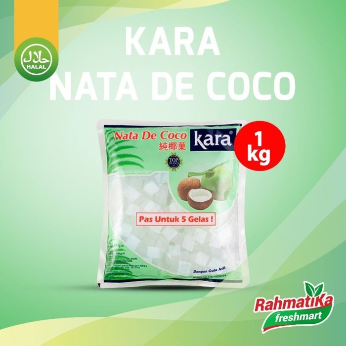 Kara Nata De Coco Kotak 1 Kg (Pouch)