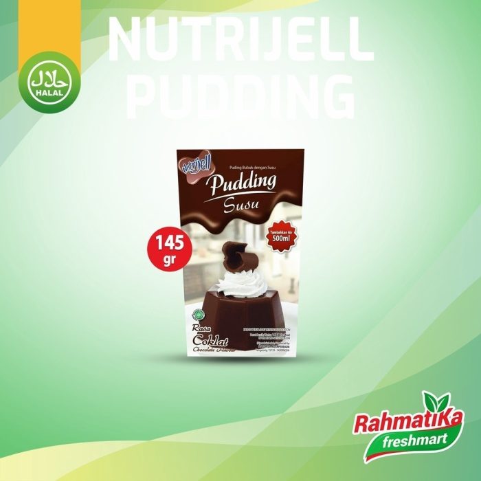 Nutrijell Pudding Lapis Rasa Cokelat 145 gram