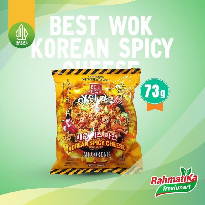 Best Wok Mi Goreng Explodez Korean Spicy Cheese 73 gram