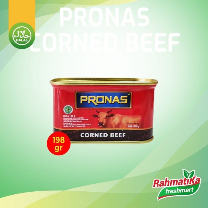 Pronas Corned Beef / Kornet Daging Sapi 198 gram