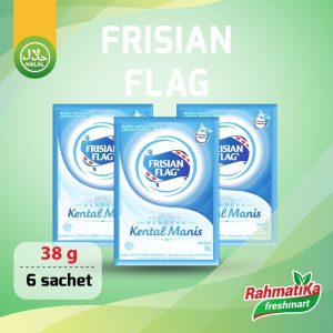 Frisian Flag Susu Kental Manis Putih (38 gr x 6 sachet)