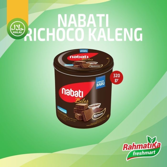 Nabati Richoco / Wafer Rasa Cokelat Kemasan Kaleng 320 gram