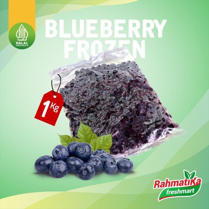 Buah Blueberry / Blueberries Frozen 1 Kg