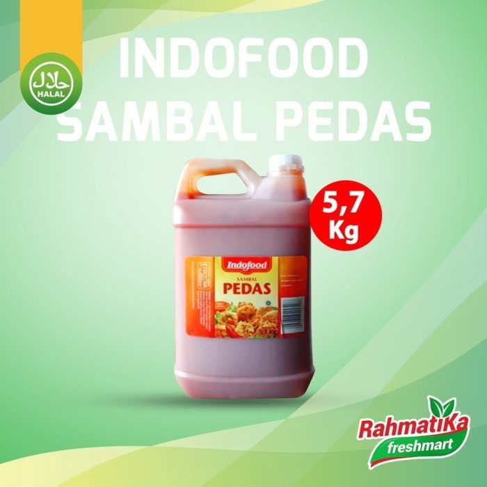 Indofood Sambal Pedas 5,7 Kg (Jerigen)