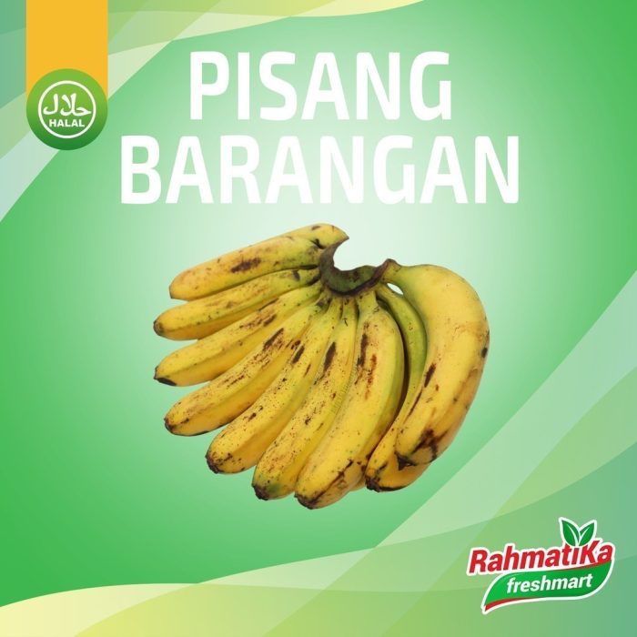 Pisang Barangan 1 Sisir / Buah Pisang Barangan Persisir