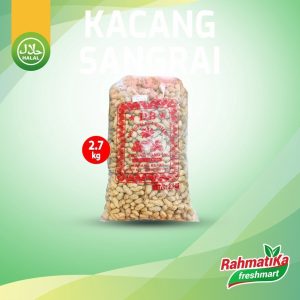 Kacang Sangrai Cap Dua Bintang 2.7 Kg (Snack)