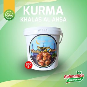 Kurma Khalas Kemasan Ember 850 gram