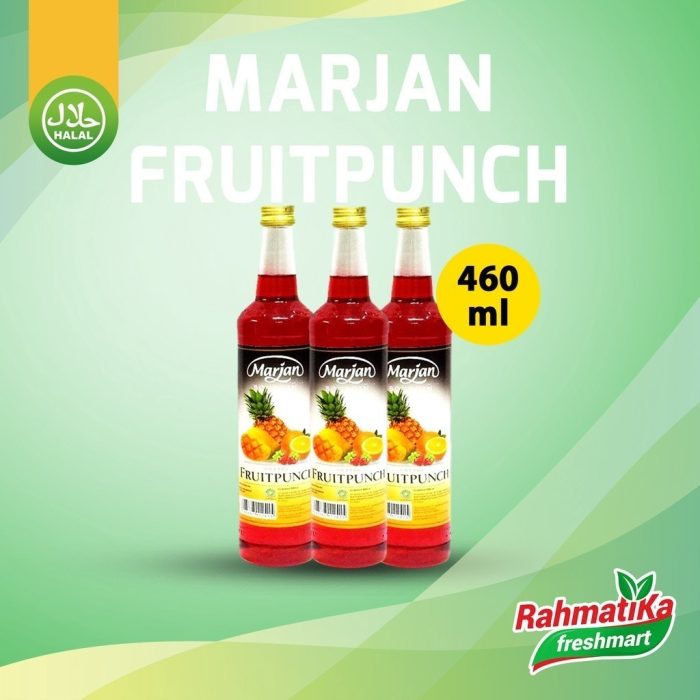 Marjan Boudoin Sirup Rasa Fruit Punch 460 ml (Btl)