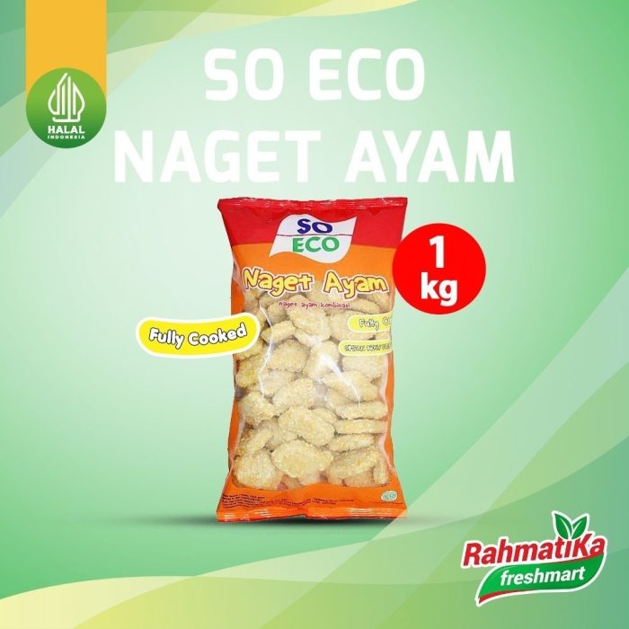 SO ECO Chicken Nugget / Naget Ayam Kombinasi 1 Kg