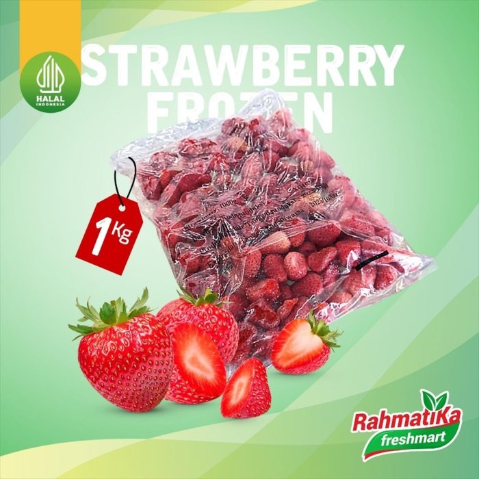 Buah Strawberry / Stroberi Frozen 1 Kg