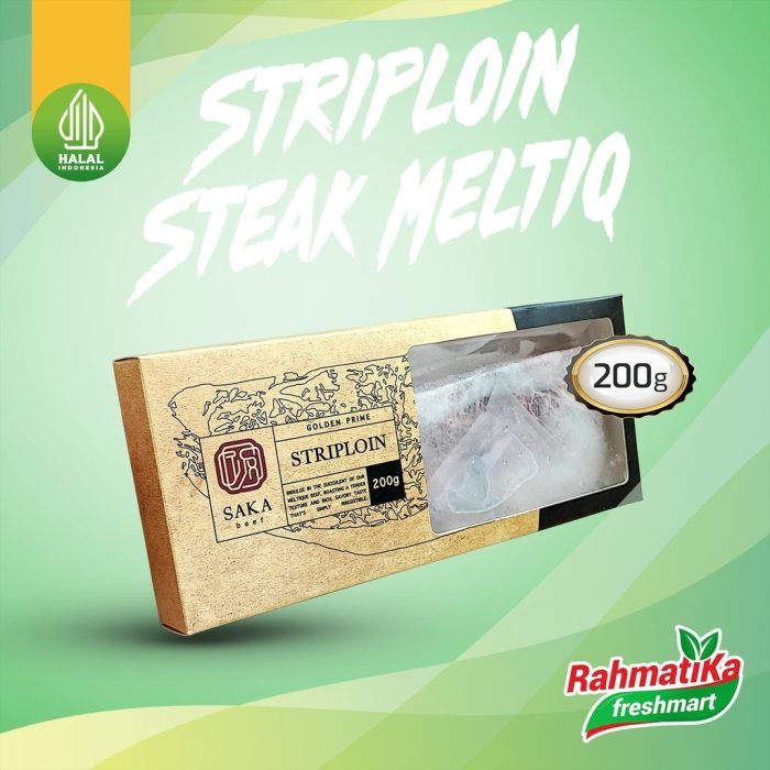 Striploin Meltique Beef / Daging Steak Sapi 200 gram