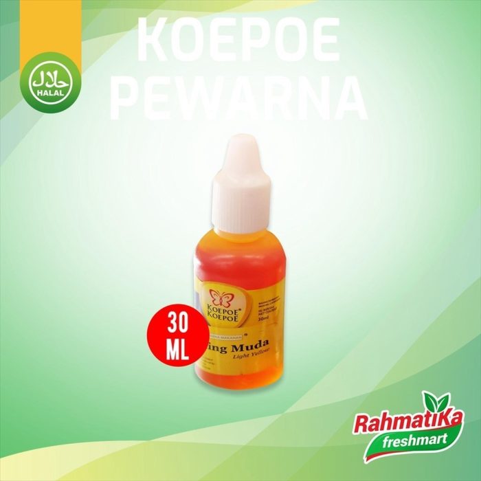 Pewarna Makanan Kuning Muda Koepoe Koepoe / Food Colouring 30 ml