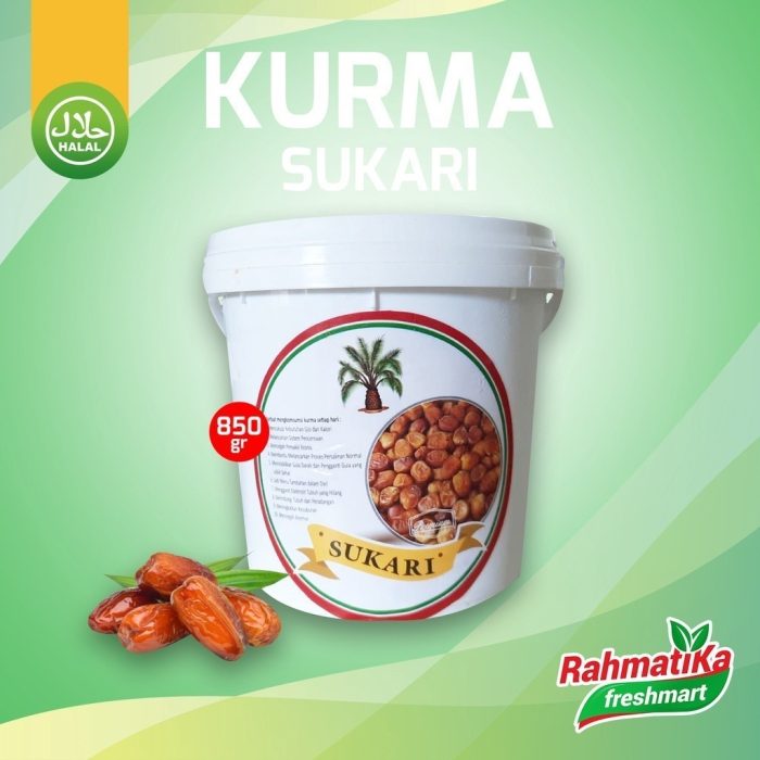 Kurma Sukari Kemasan Ember 850 gram