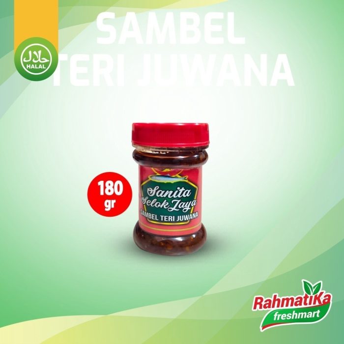 Sambel Teri Juwana / Sambal Teri Juwana 180 gram