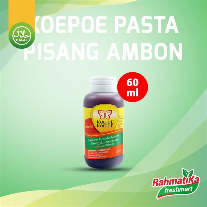 Pasta Pisang Ambon Koepoe Koepoe / Campuran Perisa dan Pewarna 60 ml