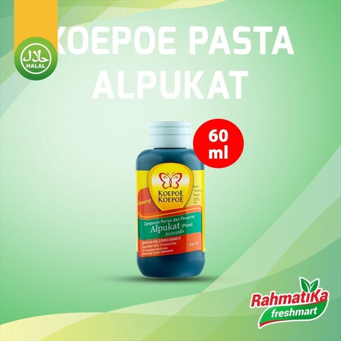 Koepoe Koepoe Perisa dan Pewarna Pasta Alpukat / Avocado 60 ml