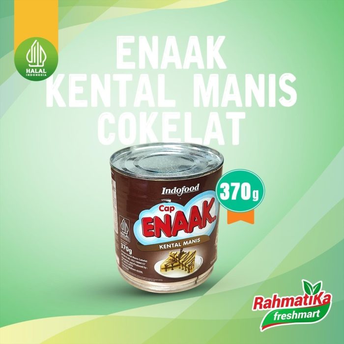 Cap Enaak Krimer Kental Manis Rasa Cokelat 37 gram