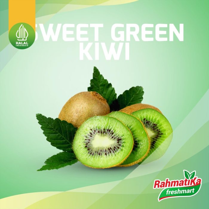 Buah Kiwi Hijau Segar / Kiwi Hijau Fresh (1 Pack)