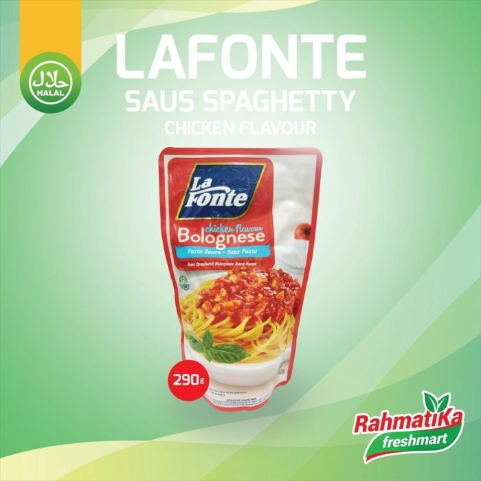 La Fonte Chicken Flavour Bolognese / Saus Pasta Ayam 290 gram