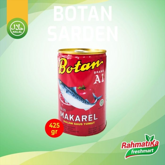 Botan Sarden Ikan Makarel Saus Tomat 425 gram