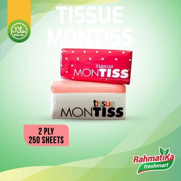 Tissue Montiss / Tisu Montiss 2 Ply 250 Sheets