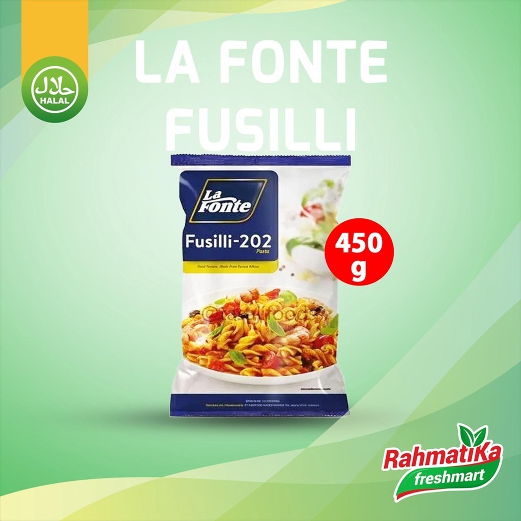 La Fonte Fusilli-202 Pasta 450 gr