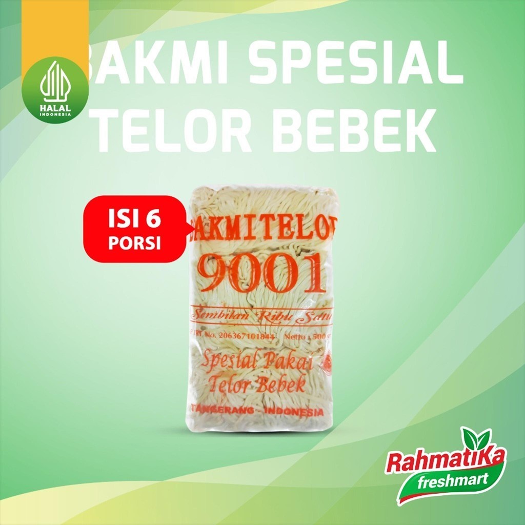 Bakmi Telor Spesial / Bakmi Telor Bebek Isi 6 Porsi