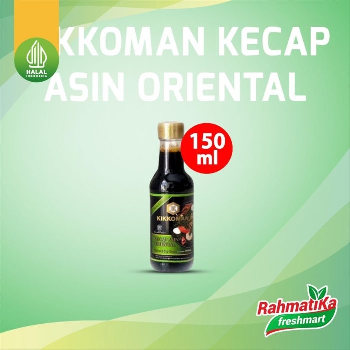 Kikkoman Kecap Asin Oriental / Oriental Soy Sauce 150 ml