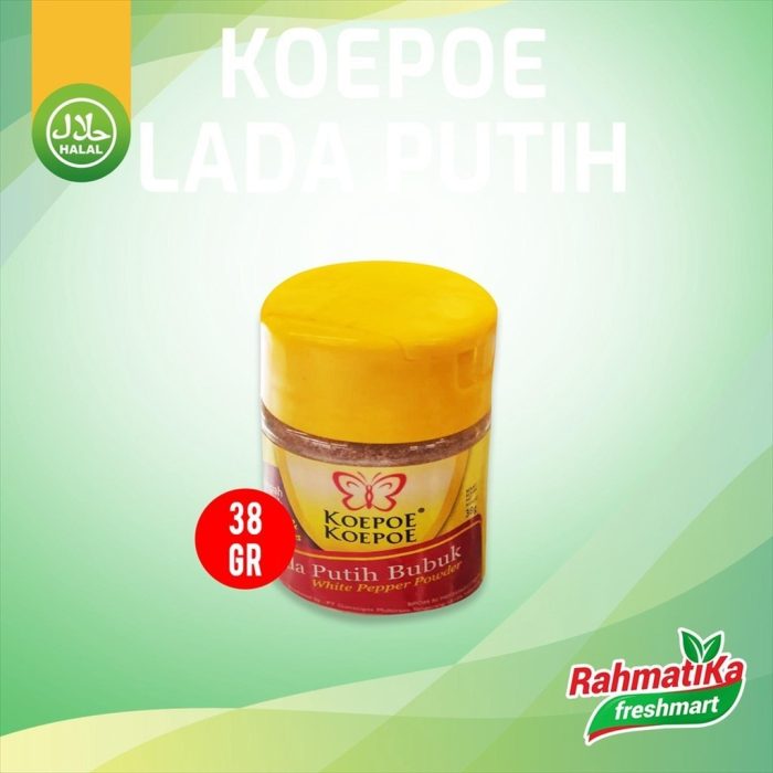 Lada Putih Bubuk Koepoe Koepoe / White Pepper Powder 38 gram