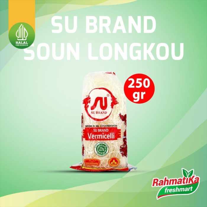 SU BRAND Vermicelli Soun Longkou 250 gr