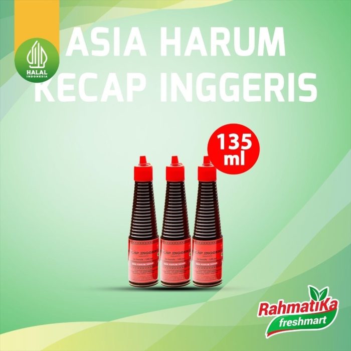 ASIA HARUM SEDAP Kecap Inggeris / Kecap Inggris 135 ml (Btl)