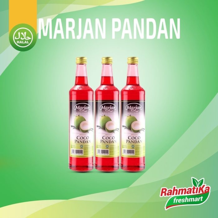 Sirup Marjan Cocopandan / Syrup Marjain Boudoin Coco Pandan 460 ml