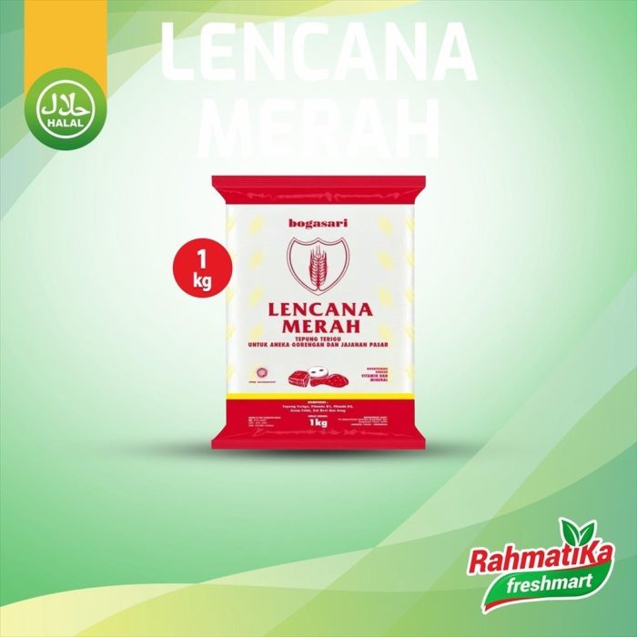 Tepung Terigu Lencana Merah Bogasari 1 Kg