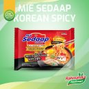 Sedaap Mie Instan Rasa Korean Spicy Soup 1 pcs