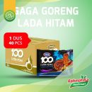 GAGA 100 Mie Instan Extra Pedas Goreng Lada Hitam Lvl-3 (1 Dus/Karton)